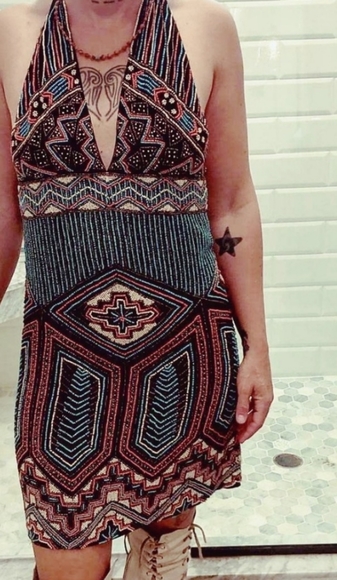 Free People Dresses & Skirts - *Rare* Stunning all bead works Free People dress